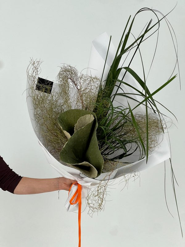 Textural Green Foliage Bouquet – Minimalist Flower-Free Arrangement Melbourne